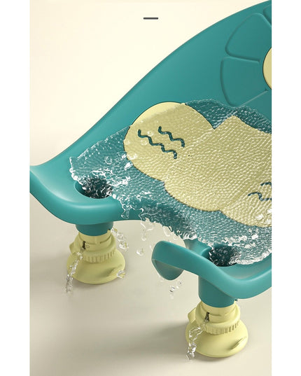 Suport de Baie Bebelusi, 0-12 luni, Montare pe Chiuveta/Lavoar/Cada, Ventuze Antiderapante cu Intaltime Reglabila,