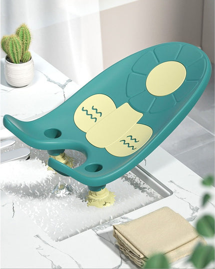 Suport de Baie Bebelusi, 0-12 luni, Montare pe Chiuveta/Lavoar/Cada, Ventuze Antiderapante cu Intaltime Reglabila