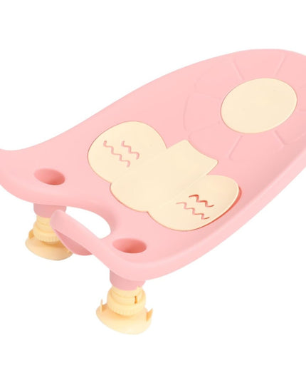 Suport de Baie Bebelusi, 0-12 luni, Montare pe Chiuveta/Lavoar/Cada, Ventuze Antiderapante cu Intaltime Reglabila