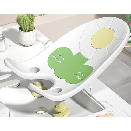 Suport de Baie Bebelusi, 0-12 luni, Montare pe Chiuveta/Lavoar/Cada, Ventuze Antiderapante cu Intaltime Reglabila