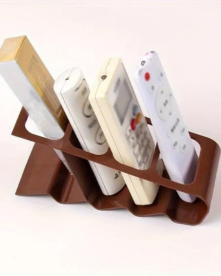 Suport de Birou, din Plastic, pentru Telecomenzi, Telefoane, 18 x 7 x 9 cm
