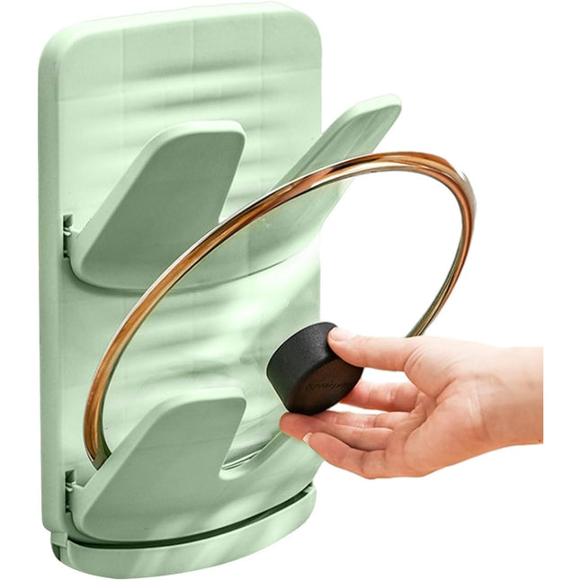 Suport de Bucatarie, pentru Capace/Tocatoare, din Plastic, Colectare Apa Scursa, Montare fara Perfoarare