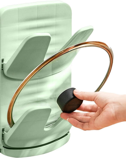 Suport de Bucatarie, pentru Capace/Tocatoare, din Plastic, Colectare Apa Scursa, Montare fara Perfoarare