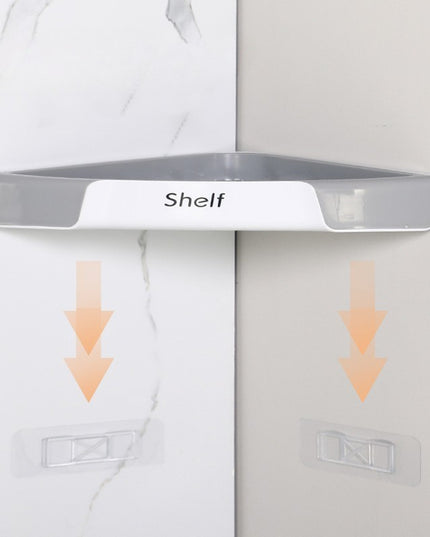 Suport Depozitare, din Plastic, Montare fara Perforatii, pentru Baie/Bucatarie