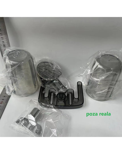 Suport Multifunctional Dublu, Pahar si Suport pentru Periuta de Dinti, Plastic, x