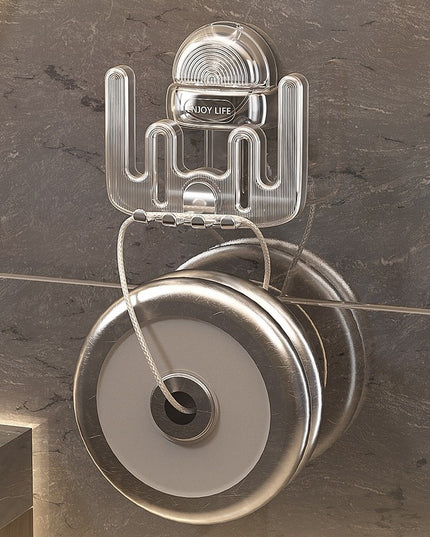 Suport Multifunctional Dublu, Pahar si Suport pentru Periuta de Dinti, Plastic, x