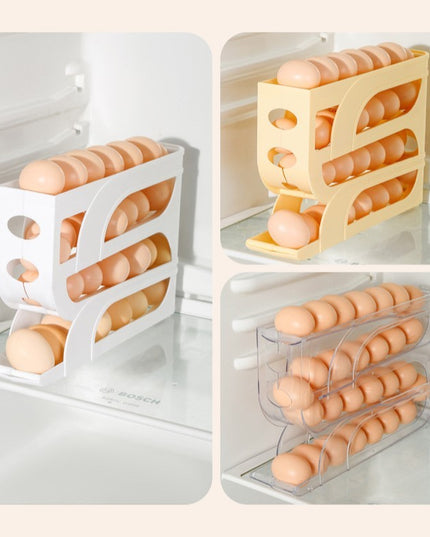 Suport Organizator pentru Oua, pentru Frigiderul, Patru straturi