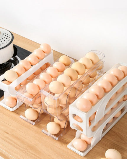 Suport Organizator pentru Oua, pentru Frigiderul, Patru straturi