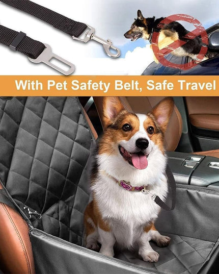 Suport pentru Animalele de Companie, pentru Masina, cu Prindere de Scaun si Centura de Siguranta