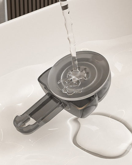 Suport pentru Baie, Montare pe Perete, Model Pisicute, ABS, Adeziv, Raft pentru Depozitare