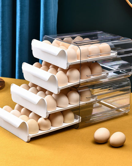 Suport pentru Oua, Strat Dublu, Capacitate 32 de Oua,din Plastic