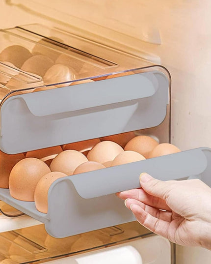 Suport pentru Oua, Strat Dublu, Capacitate 32 de Oua,din Plastic