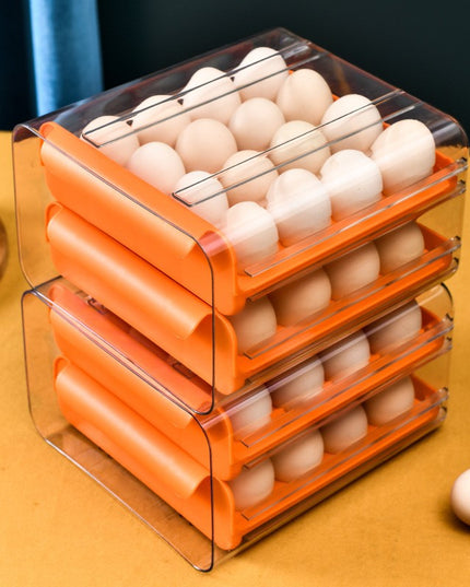 Suport pentru Oua, Strat Dublu, Capacitate 32 de Oua,din Plastic