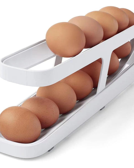 Suport pentru Oua, pentru Usa Frigiderului, cu Doua Straturi