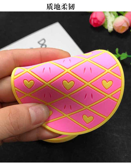 Suport pentru Pahar, Model Ananas, din PVC,Rezistent la Caldura