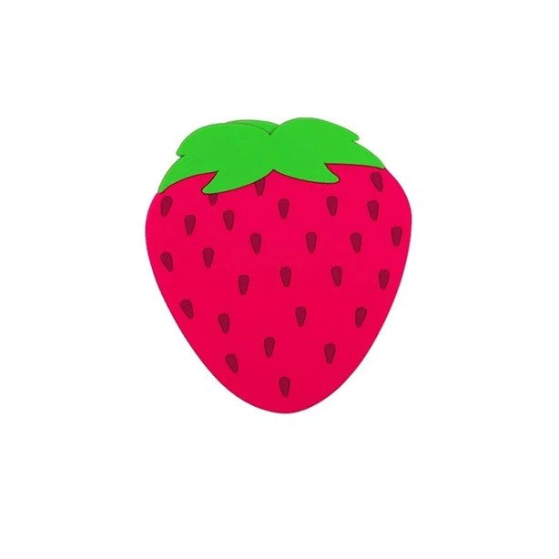 Suport pentru Pahar, Model Capsuna, din PVC,Rezistent la Caldura