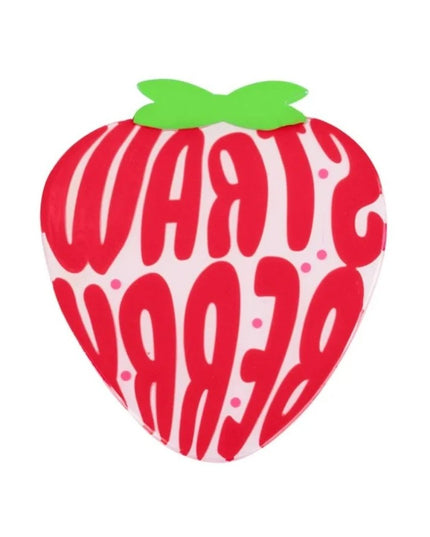 Suport pentru Pahar, Model Capsuna, din PVC,Rezistent la Caldura