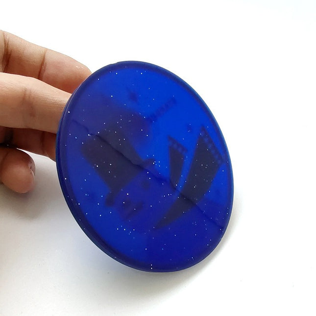 Suport pentru Pahar, Model Om de Zapada, din PVC,Rezistent la Caldura