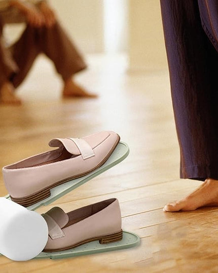 Suport pentru Pantofi, cu Două Straturi, Organizator, Antiderapant și Durabil, Inălțime Reglabilă