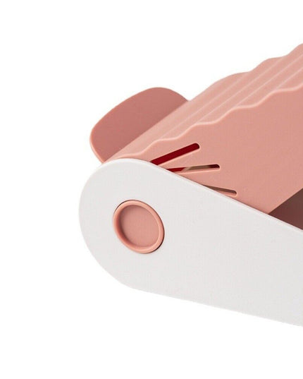 Suport pentru Pantofi, cu Două Straturi, Organizator, Antiderapant și Durabil, Inălțime Reglabilă