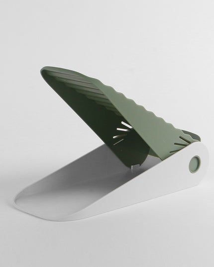 Suport pentru Pantofi, cu Două Straturi, Organizator, Antiderapant și Durabil, Inălțime Reglabilă