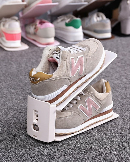 Suport pentru Pantofi, din Plastic, Reglabil, 2 Niveluri