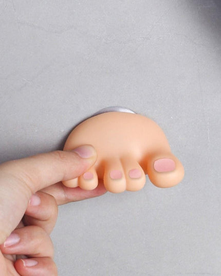 Suport de Baie, Multifunctional, pentru Periute/Cabluri, din PVC, cu Ventuza, Model Picior,