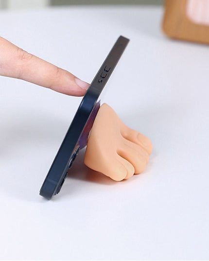 Suport de Baie, Multifunctional, pentru Periute/Cabluri, din PVC, cu Ventuza, Model Picior