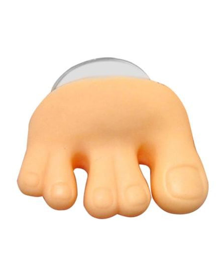 Suport de Baie, Multifunctional, pentru Periute/Cabluri, din PVC, cu Ventuza, Model Picior