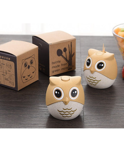 Suport pentru Scobitori, Model Bufnita, Multifunctional