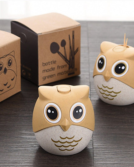 Suport pentru Scobitori, Model Bufnita, Multifunctional