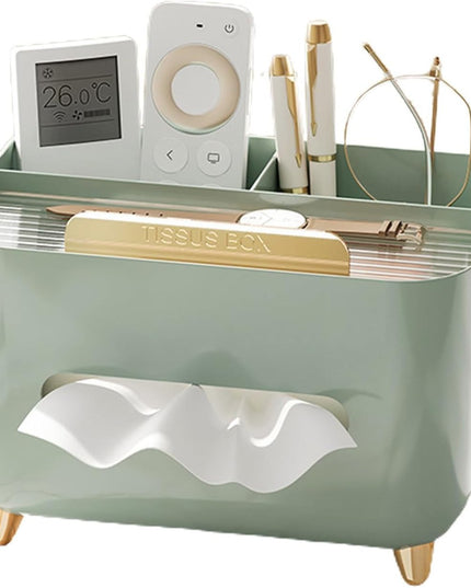 Suport pentru Servetele, Multifunctionala, Design Minimalist, ABS, cu Suport pentru Obiectele Personale, pentru Birou