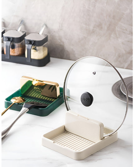 Suport Pliabil, pentru Capace, Linguri, Multifunctional, Plasare pe Blatul de Bucatarie