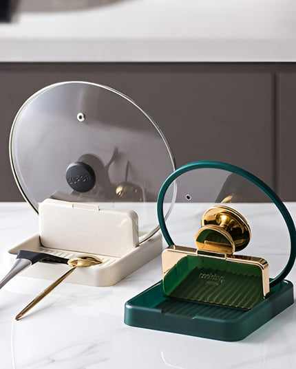 Suport Pliabil, pentru Capace, Linguri, Multifunctional, Plasare pe Blatul de Bucatarie