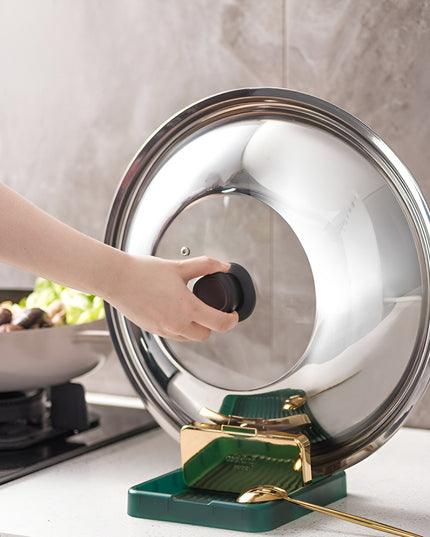 Suport Pliabil, pentru Capace, Linguri, Multifunctional, Plasare pe Blatul de Bucatarie