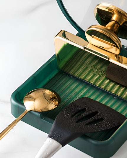 Suport Pliabil, pentru Capace, Linguri, Multifunctional, Plasare pe Blatul de Bucatarie