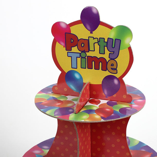 Suport Prajituri, 3 Etaje, Design de Petrecere, pentru Prajituri, Candy Bar, din Carton