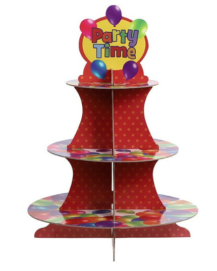 Suport Prajituri, 3 Etaje, Design de Petrecere, pentru Prajituri, Candy Bar, din Carton