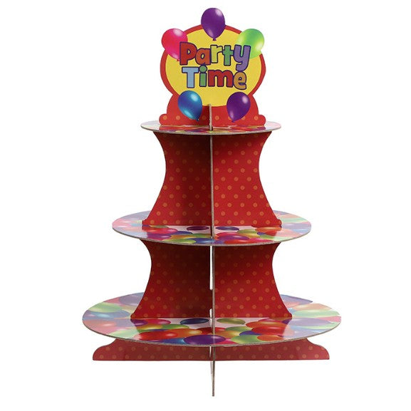 Suport Prajituri, 3 Etaje, Design de Petrecere, pentru Prajituri, Candy Bar, din Carton