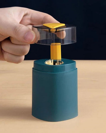 Suport Scobitori, Automat, cu Buton si Capac, din PP