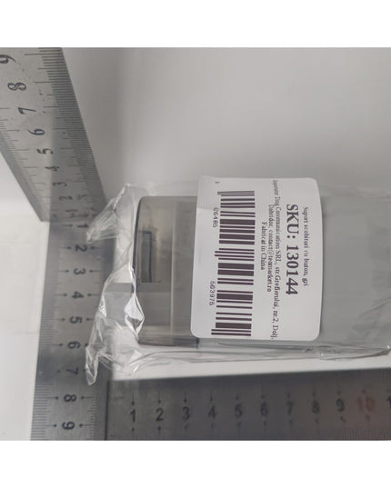 Suport Scobitori, Automat, cu Buton si Capac, din PP, 9.5x6 cm