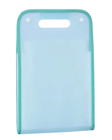 Suport Vertical pentru Hartii A4, Suport Portabil pentru Hartie A4 cu Maner, PP, pentru Depozitare Hartii si Documente