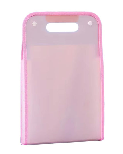 Suport Vertical pentru Hartii A4, Suport Portabil pentru Hartie A4 cu Maner, PP, pentru Depozitare Hartii si Documente