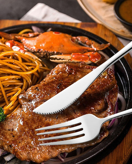 Tacamuri Portugheze, din 24 de Piese din Otel Inoxidabil, 6 , 6 Furculite, 6 Linguri de Masa, 6 Linguri pentru Ceai