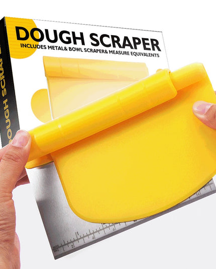 Taietor aluat 1, lama otel inoxidabil, maner din ABS, gradat, paleta plastic