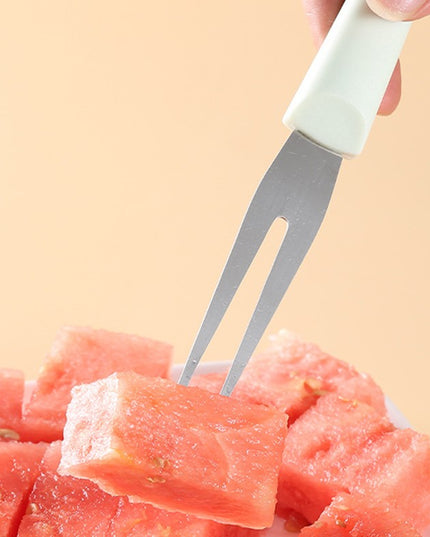 Taietor Decojitor pentru Pepene, pentru Legume si Fructe, Multifunctional, din 3 Parti, Otel Inoxidabil si Plastic PP