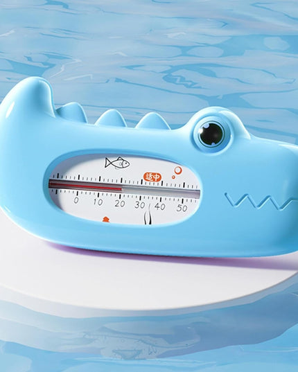 Termometru pentru Baie, Plutitor, Rezistent la apa, Multifunctional, Model Crocodil