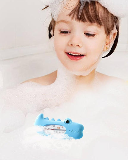 Termometru pentru Baie, Plutitor, Rezistent la apa, Multifunctional, Model Crocodil