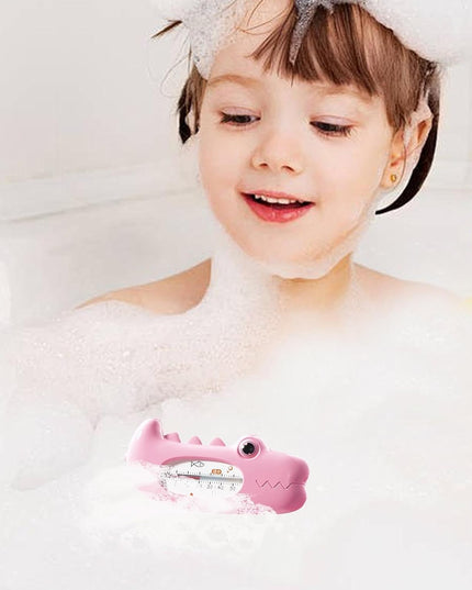 Termometru pentru Baie, Plutitor, Rezistent la apa, Multifunctional, Model Crocodil