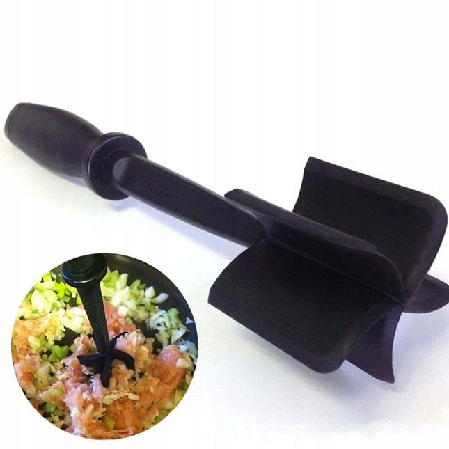 Tocator de Carne Manual, cu Lama pentru Tocarea si Amestecarea Carnii,cu 5 Lame Curbate, Rezistent la Caldura, Multifunctional, Plastic Rezistent